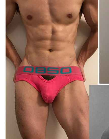 x mens 6 PCS/LOT Brand Men Underwear Men Briefs Hollow Sexy Jockstrap