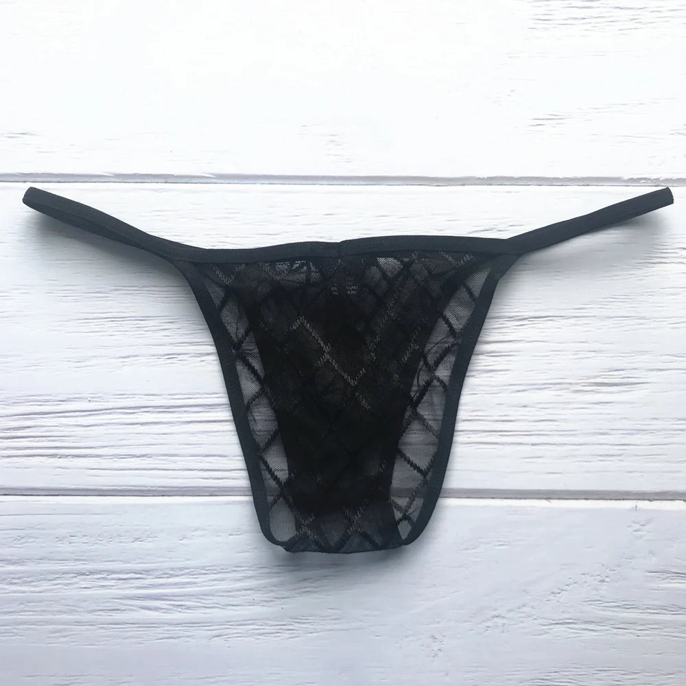 x men's Black Sexy Underwear Briefs