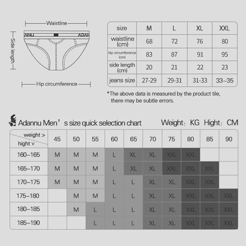 x mens New Cotton Underwear Soft Mens Briefs Underwear Shorts Mens Panties BS3517