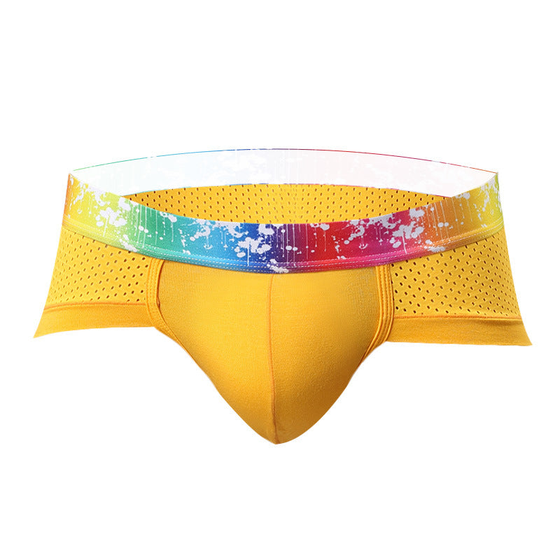 x Mens Shorts Modal Mesh Sexy Briefs Underpants Boxer Plus Size Man Brief