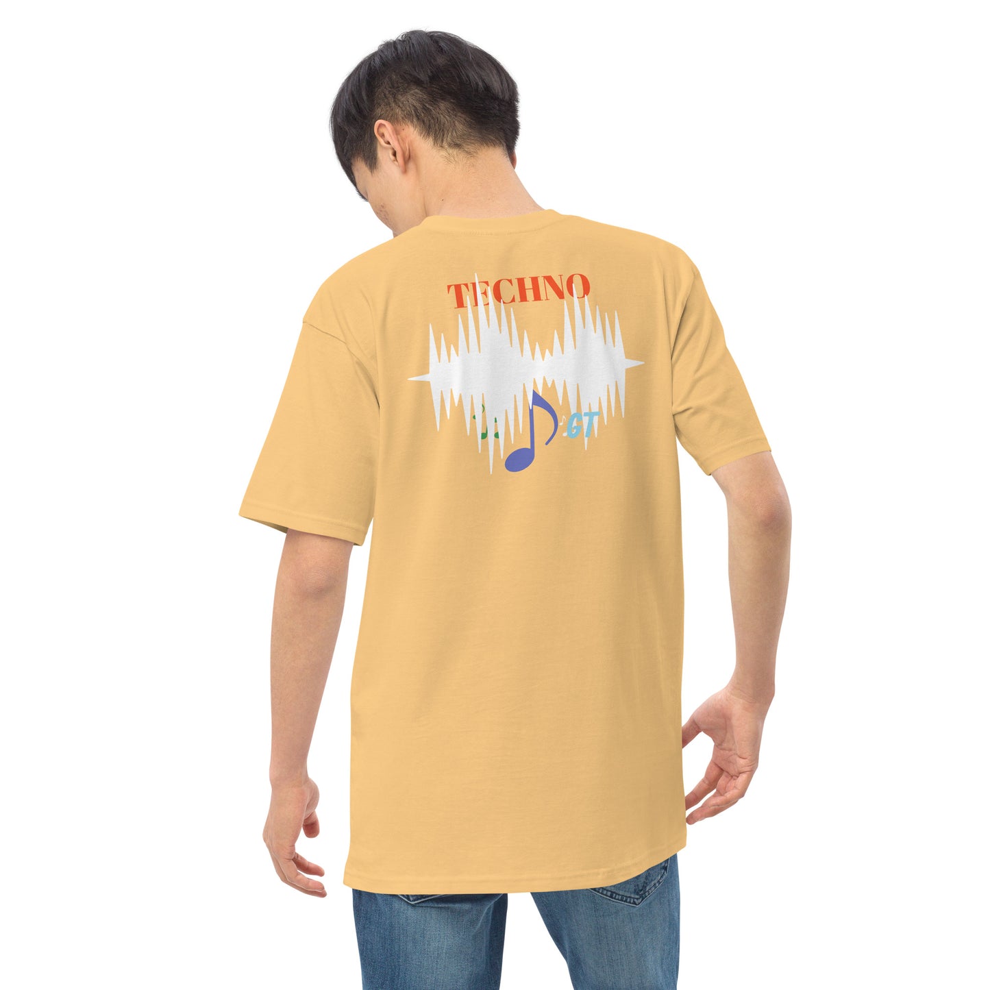 T-shirts Men’s premium heavyweight tee for the lovers of techno