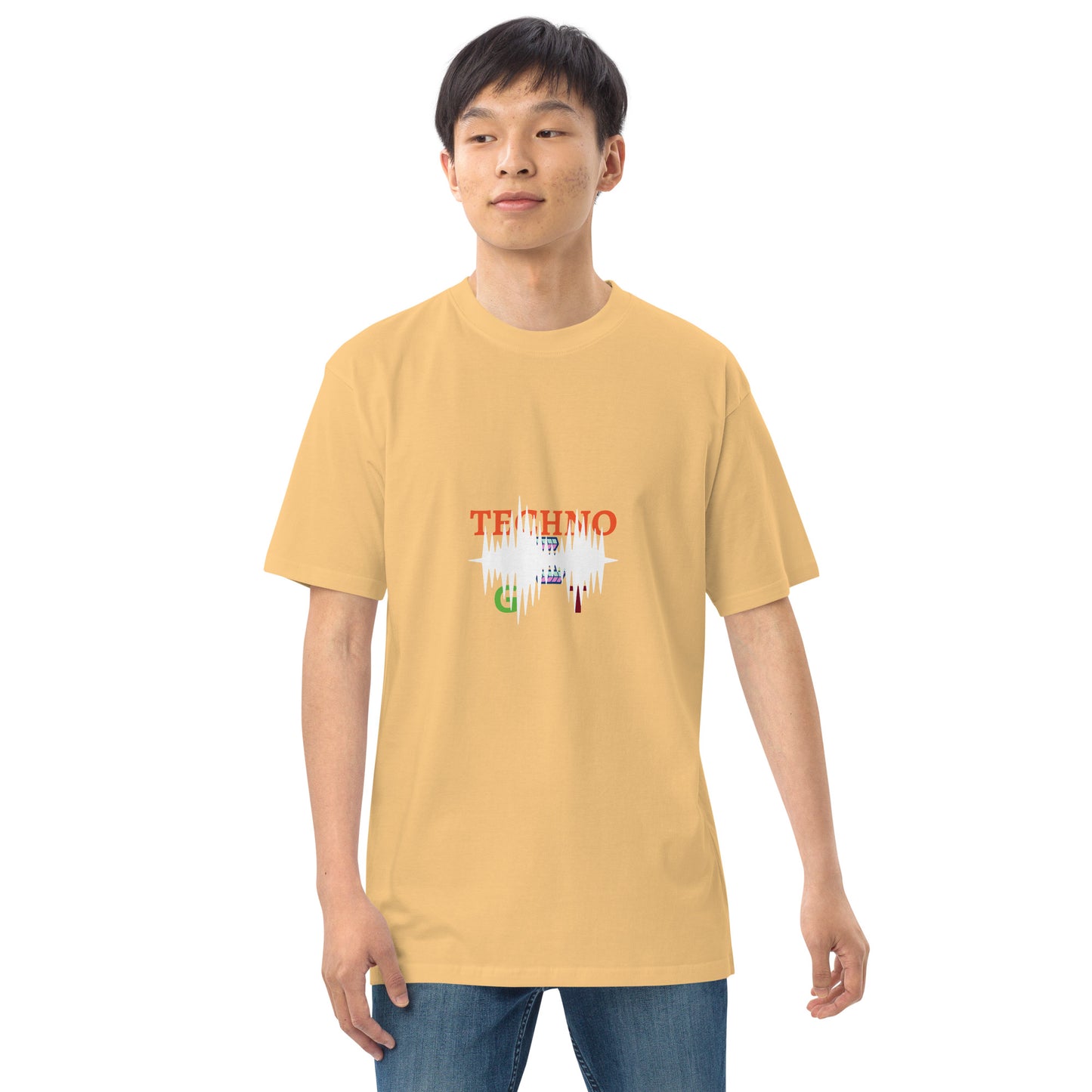 T-shirts Men’s premium heavyweight tee for the lovers of techno