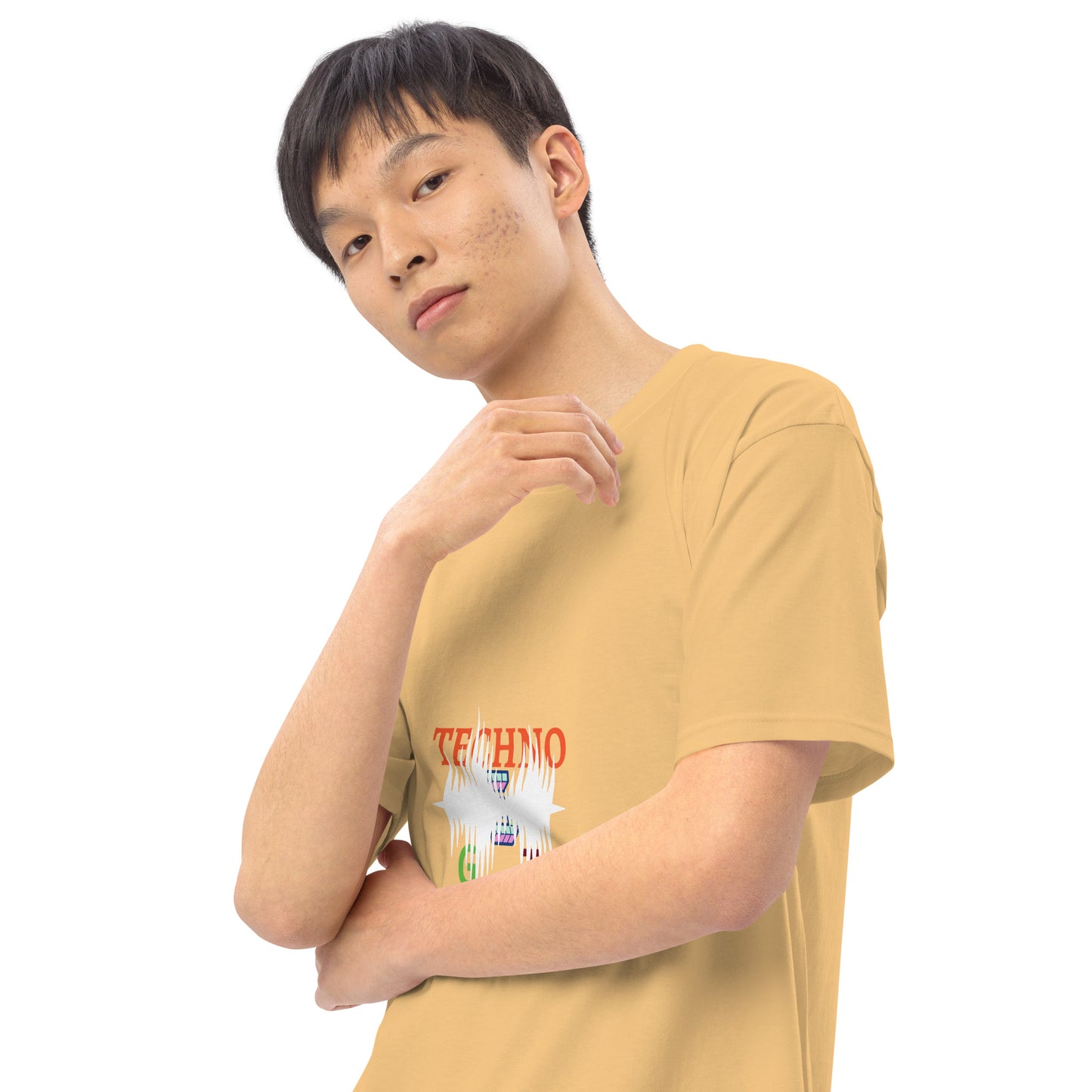 T-shirts Men’s premium heavyweight tee for the lovers of techno
