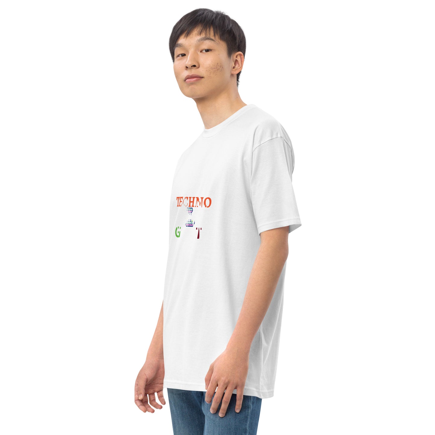 T-shirts Men’s premium heavyweight tee for the lovers of techno