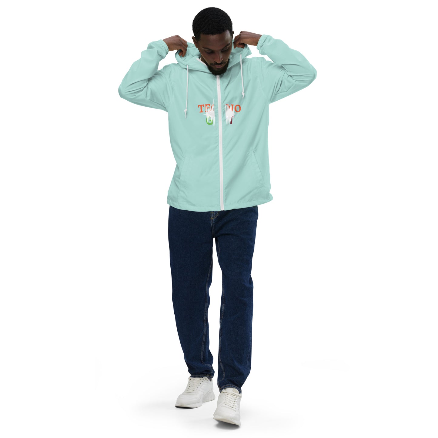 Hoodies Unisex lightweight zip up windbreaker jacket (ONLY FOR USA)