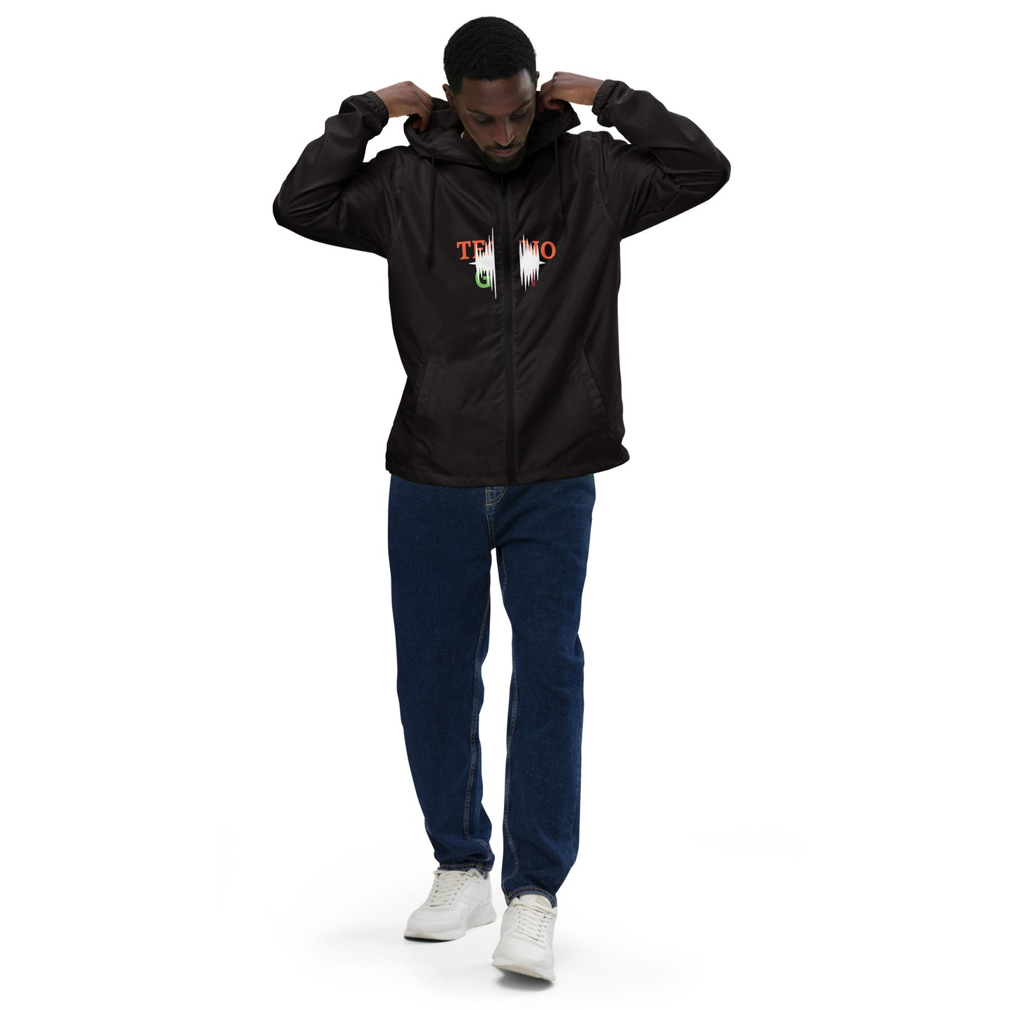 Hoodies Unisex lightweight zip up windbreaker jacket (ONLY FOR USA)