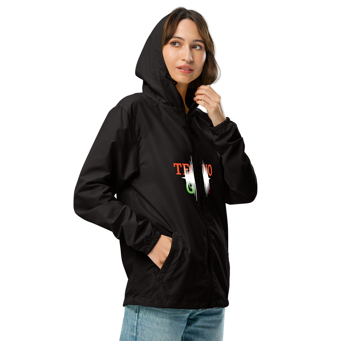 Hoodies Unisex lightweight zip up windbreaker jacket (ONLY FOR USA)