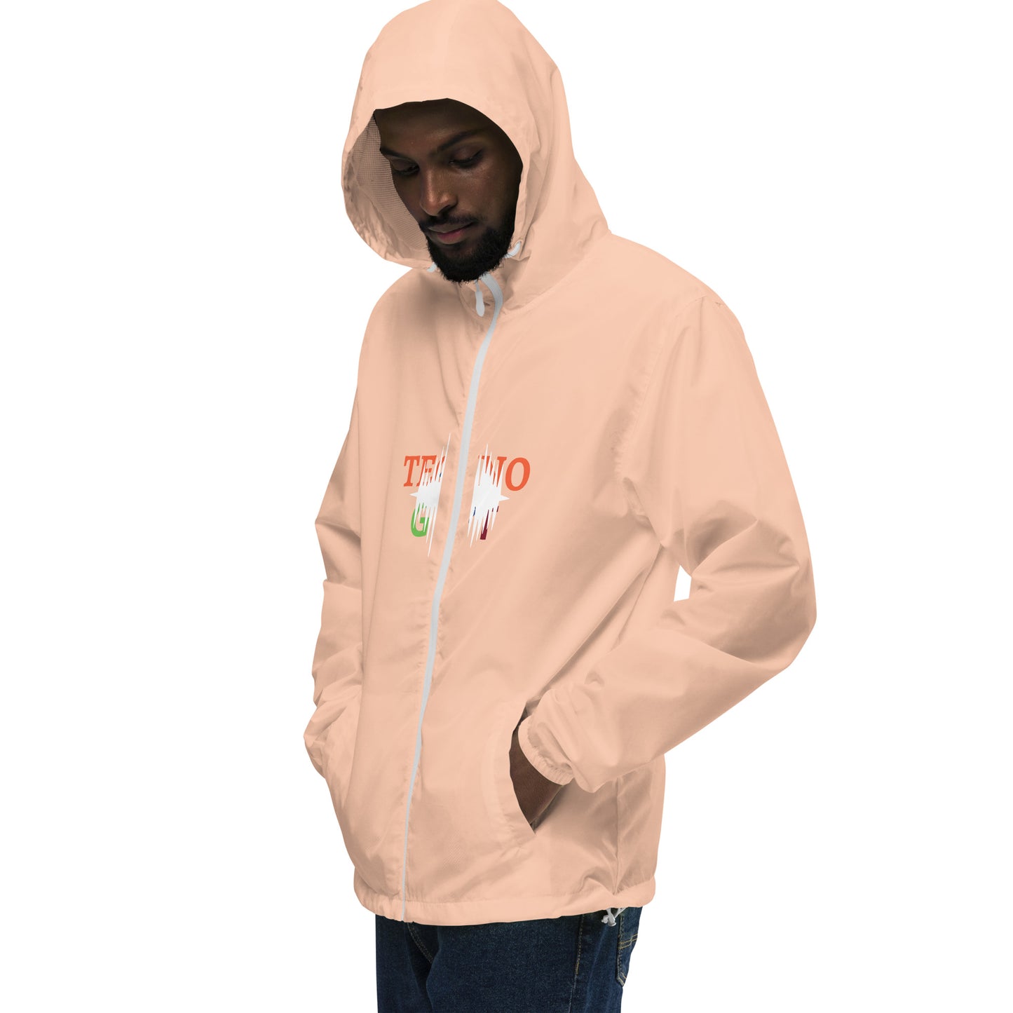 Hoodies Unisex lightweight zip up windbreaker jacket (ONLY FOR USA)