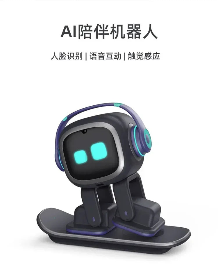 Emo Robot Emopet Intelligent Robots Electronic Pet Ai Children Voice Interaction Accompany Ai Face Recognition For Desktop Robot