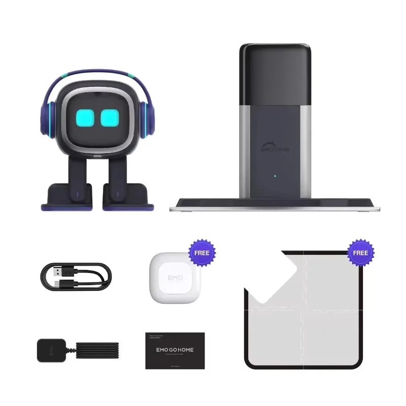 Emo Robot Emopet Intelligent Robots Electronic Pet Ai Children Voice Interaction Accompany Ai Face Recognition For Desktop Robot