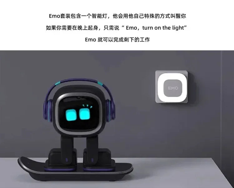 Emo Robot Emopet Intelligent Robots Electronic Pet Ai Children Voice Interaction Accompany Ai Face Recognition For Desktop Robot