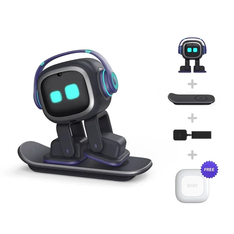 Emo Robot Emopet Intelligent Robots Electronic Pet Ai Children Voice Interaction Accompany Ai Face Recognition For Desktop Robot