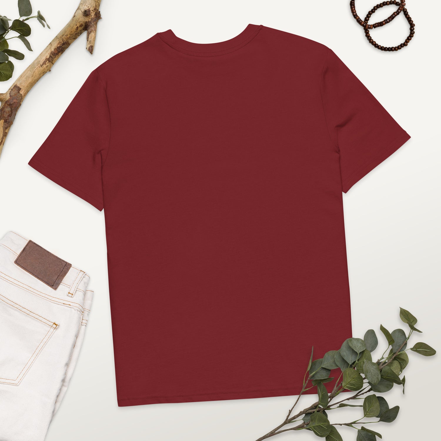 Unisex Organic Ribbed Neck T-Shirt