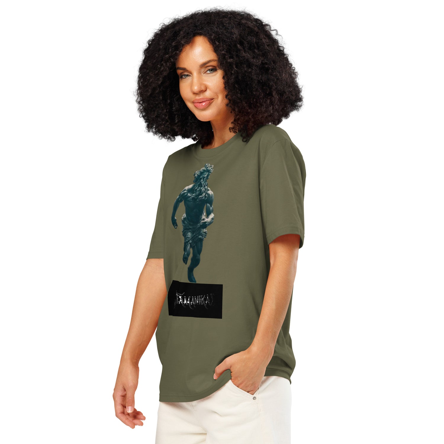 Unisex Organic Ribbed Neck T-Shirt