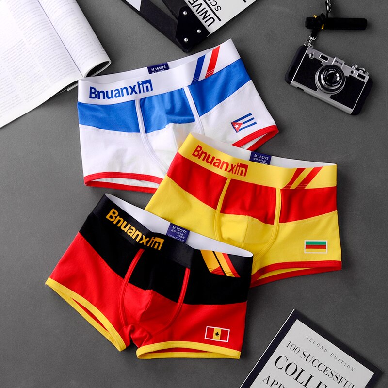 x mens 3Pcs/Lot Underwear Men Cotton Boxer Men underwear