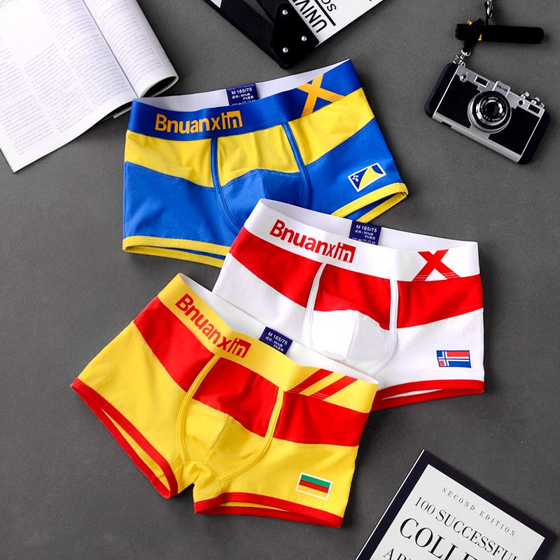 x mens 3Pcs/Lot Underwear Men Cotton Boxer Men underwear