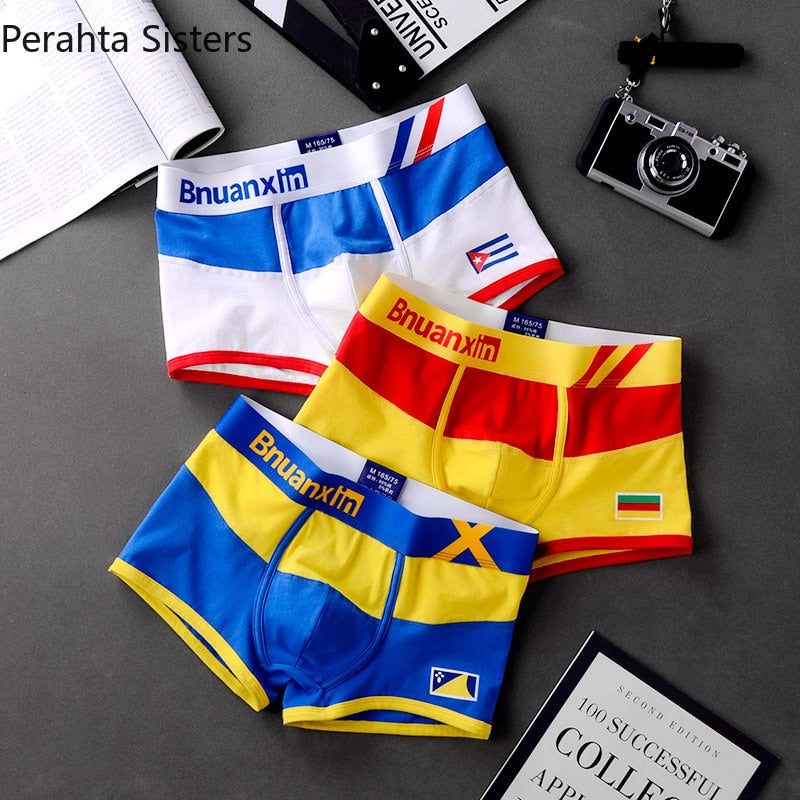 x mens 3Pcs/Lot Underwear Men Cotton Boxer Men underwear