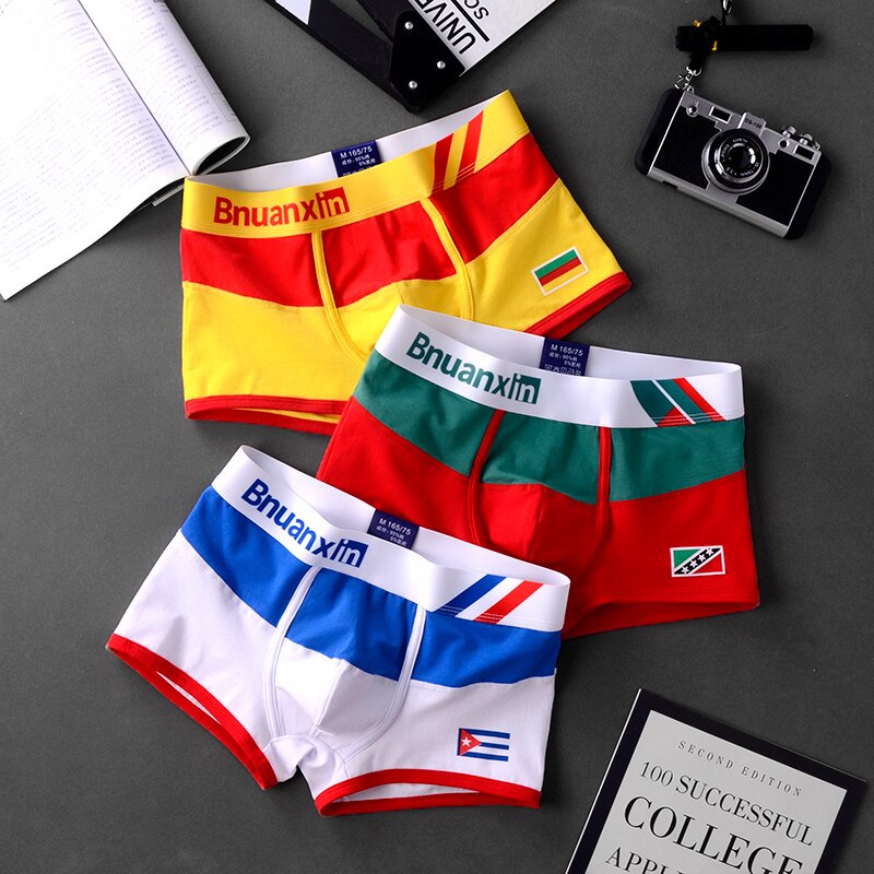 x mens 3Pcs/Lot Underwear Men Cotton Boxer Men underwear