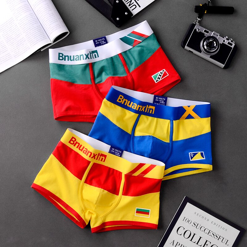 x mens 3Pcs/Lot Underwear Men Cotton Boxer Men underwear