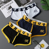 x mens 3Pcs/Lot Boxer Shorts Men Underpants Cotton Underwear Mens