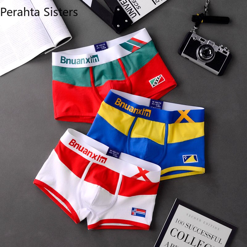 x mens 3Pcs/Lot Underwear Men Cotton Boxer Men underwear