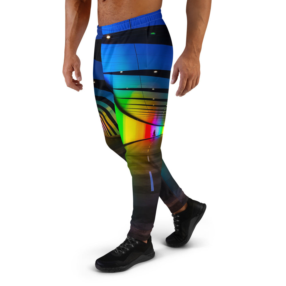 Rainbow men's joggers