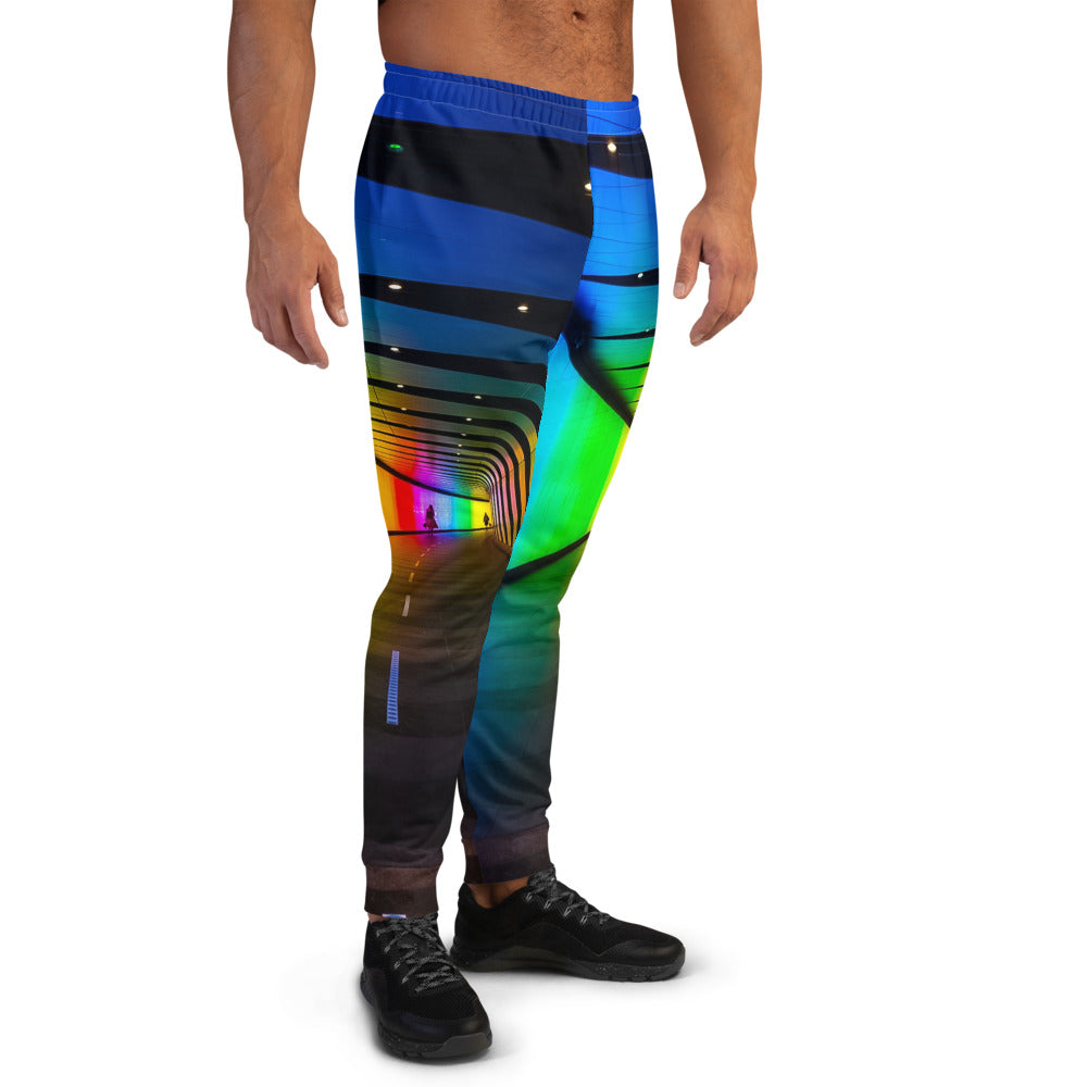 Rainbow men's joggers