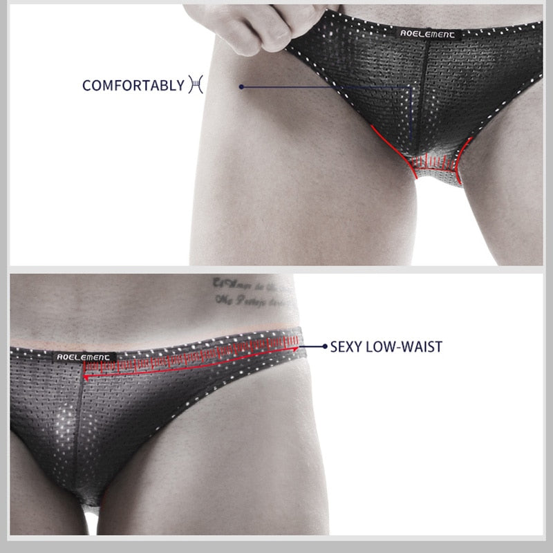 x mens Sexy Briefs Jockstrap Mesh x men Convex Pants     High-Quality Man Pantie