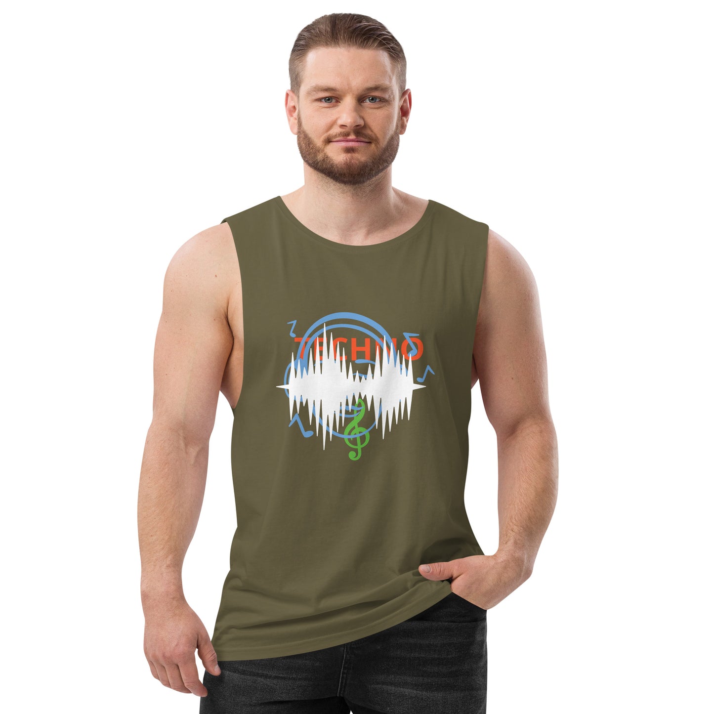 tank top Men’s drop arm TECHNO tank top