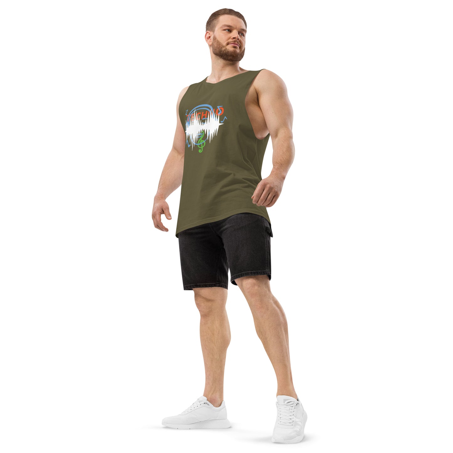 tank top Men’s drop arm TECHNO tank top