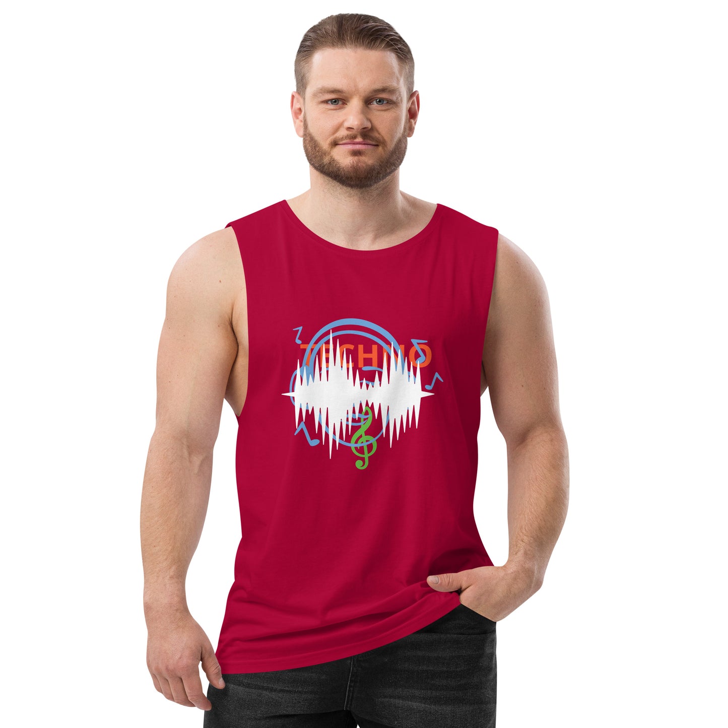 tank top Men’s drop arm TECHNO tank top