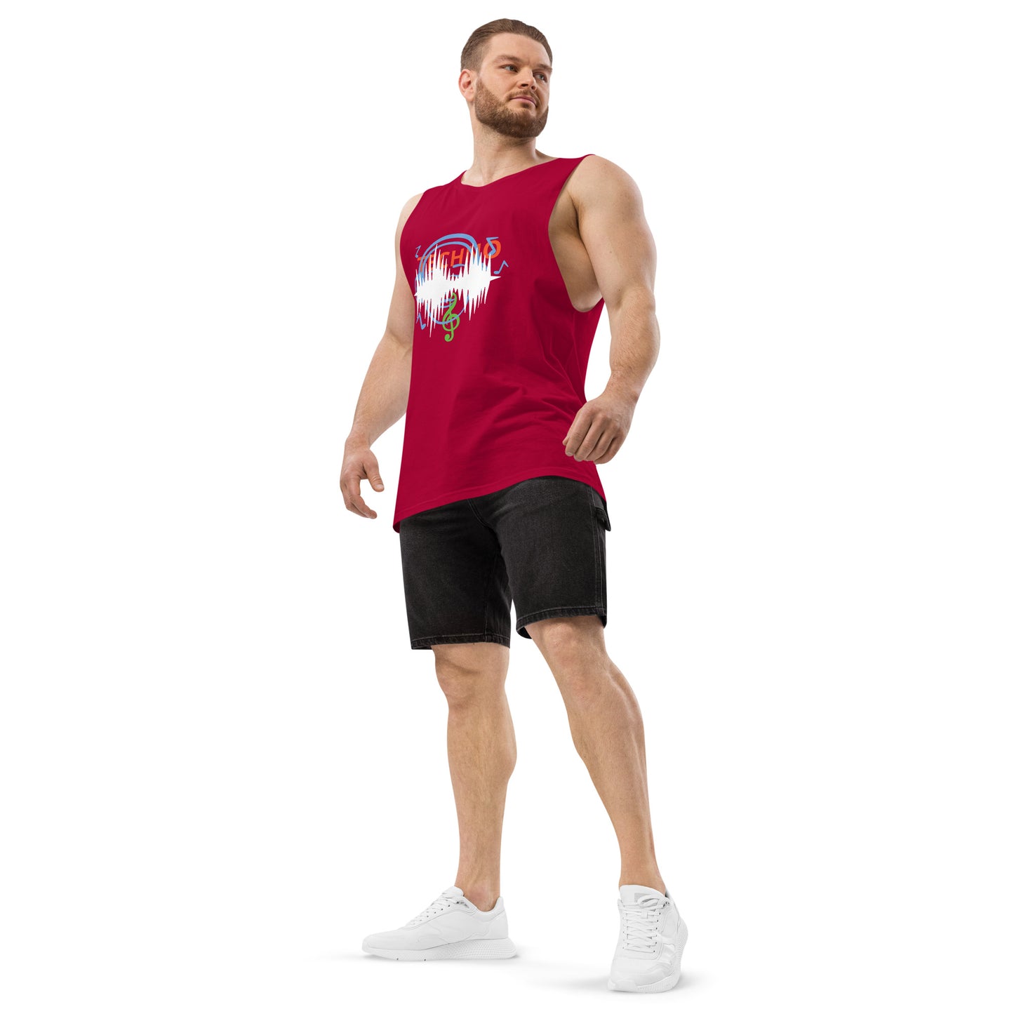 tank top Men’s drop arm TECHNO tank top