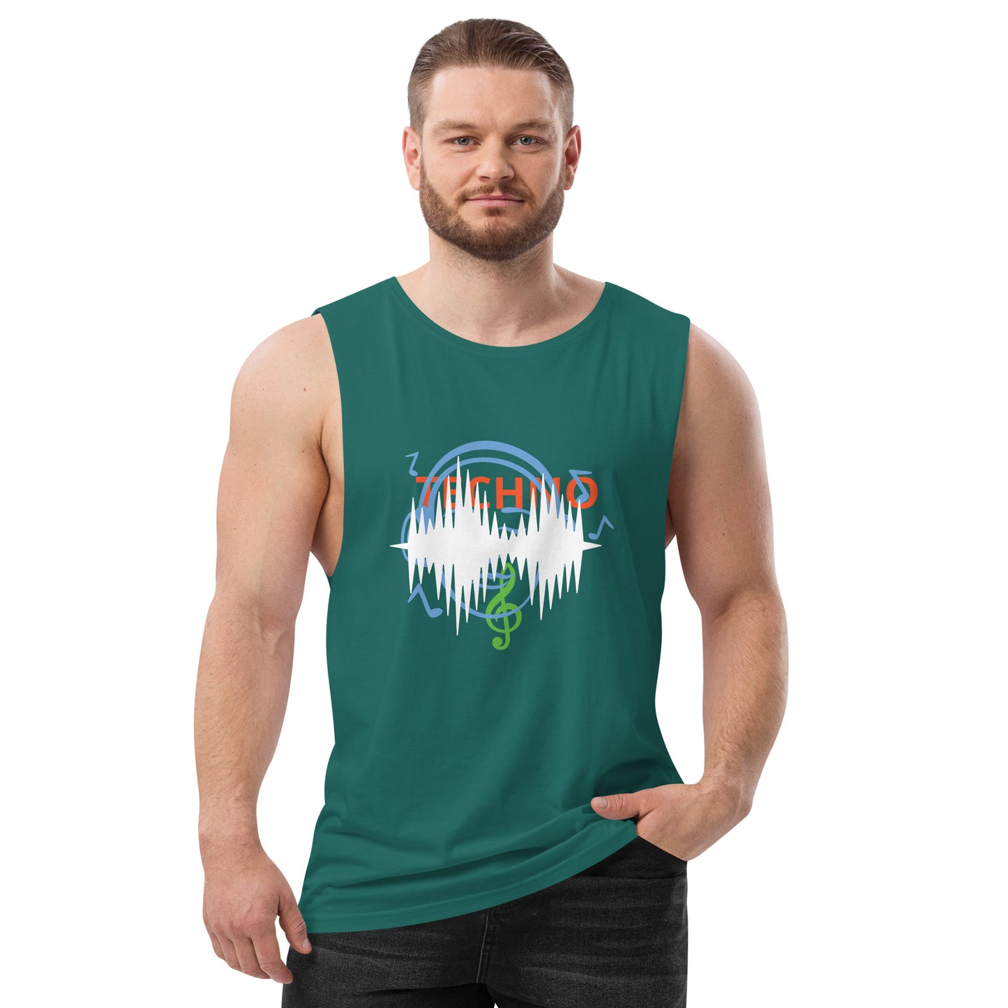 tank top Men’s drop arm TECHNO tank top