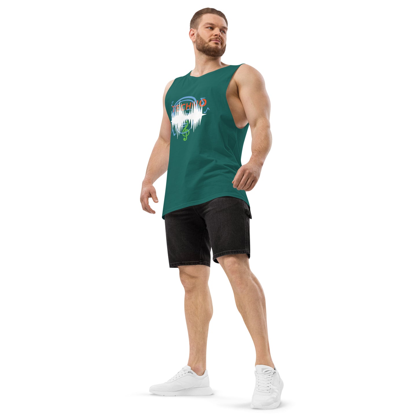 tank top Men’s drop arm TECHNO tank top