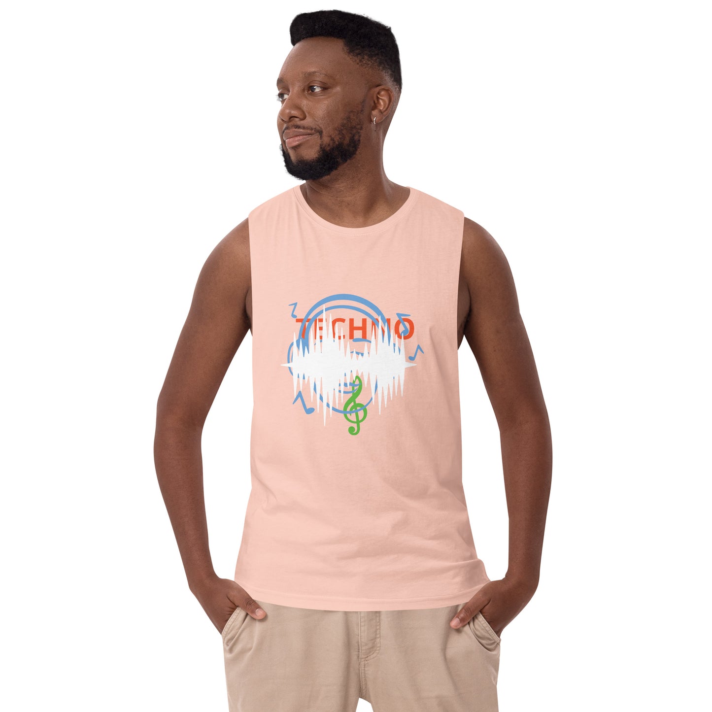 tank top Men’s drop arm TECHNO tank top