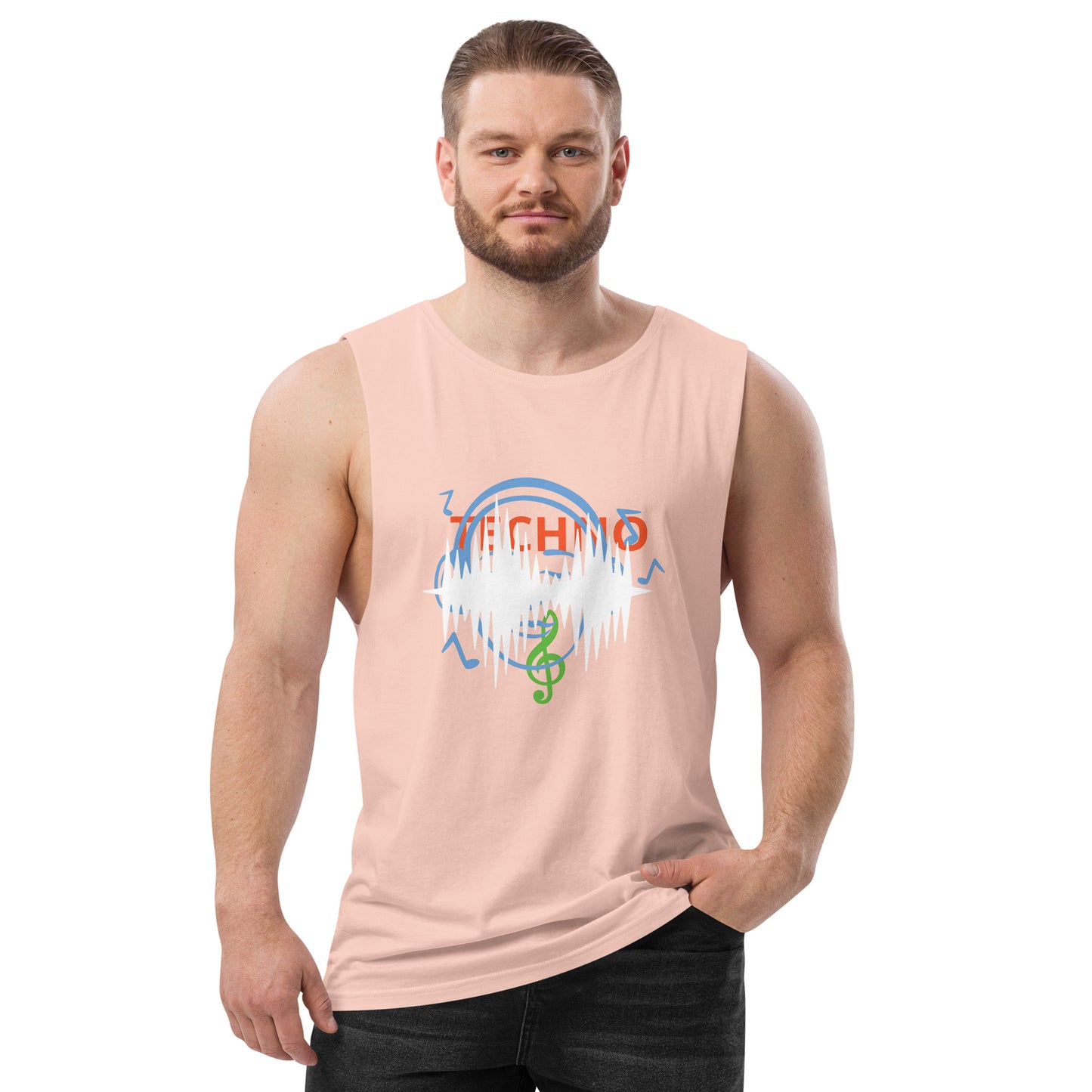 tank top Men’s drop arm TECHNO tank top