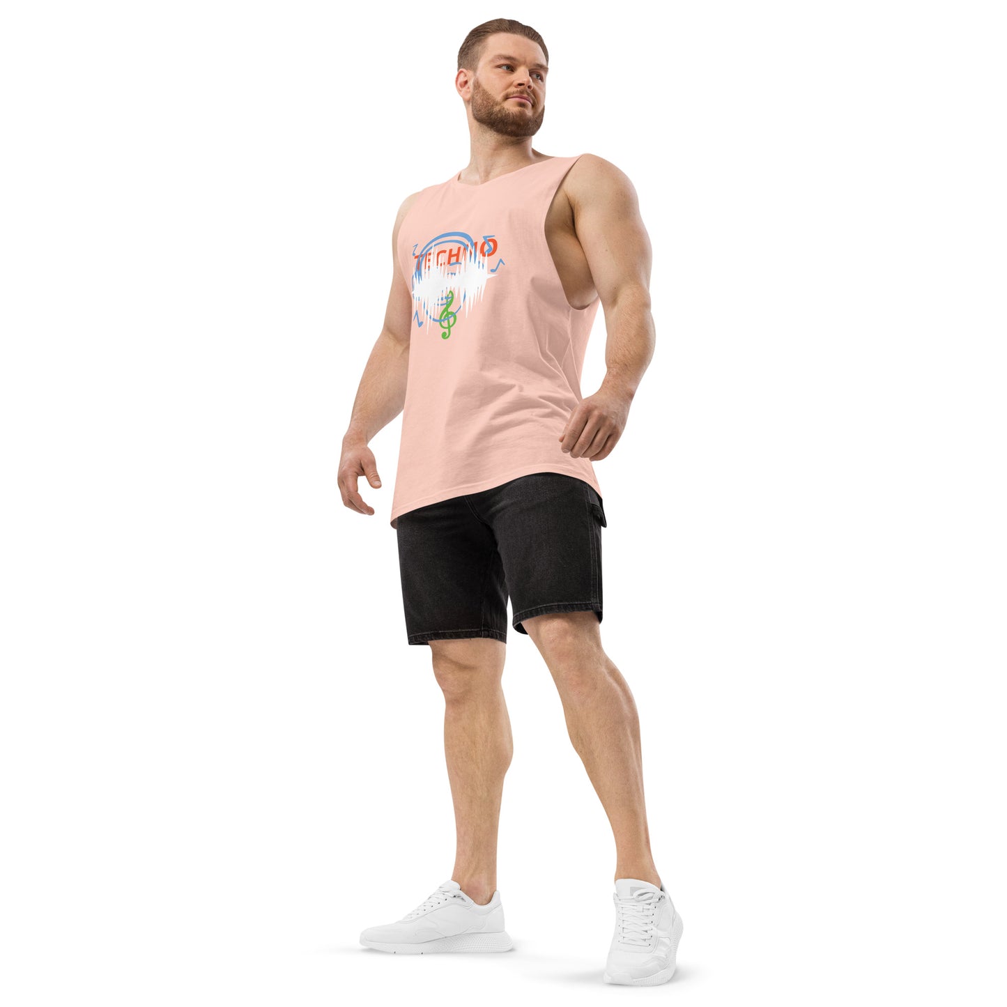 tank top Men’s drop arm TECHNO tank top