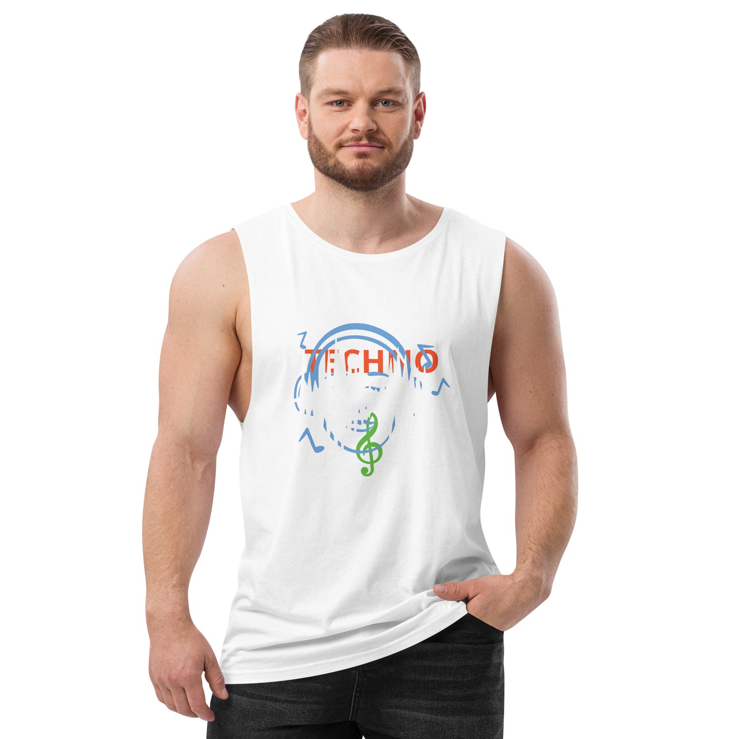 tank top Men’s drop arm TECHNO tank top