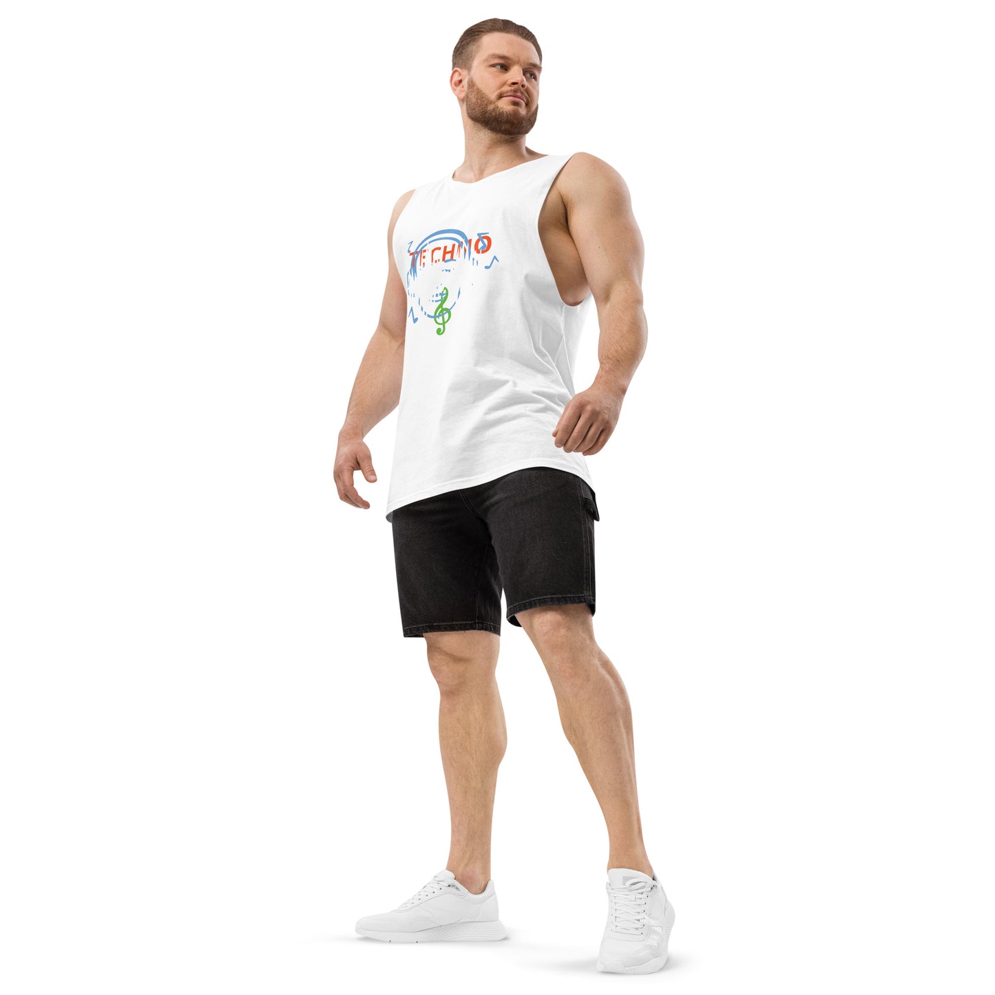 tank top Men’s drop arm TECHNO tank top