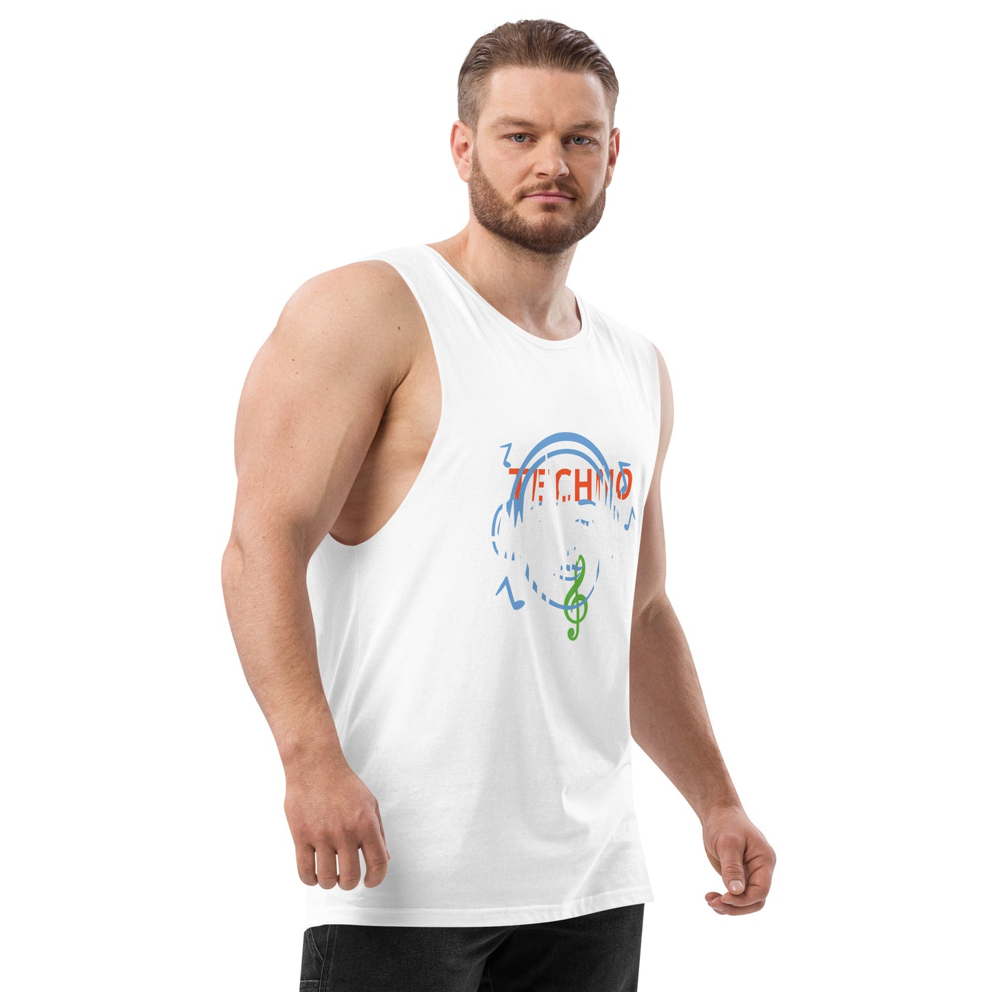 tank top Men’s drop arm TECHNO tank top