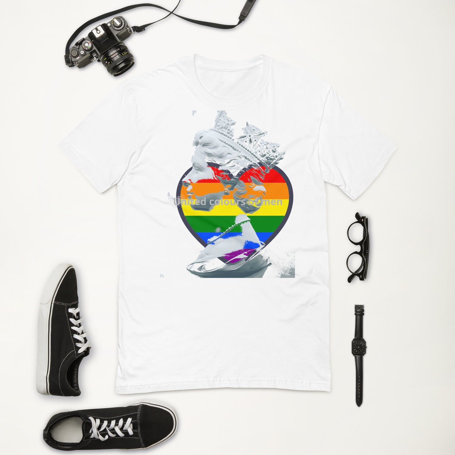 T-shirts queen pride flag