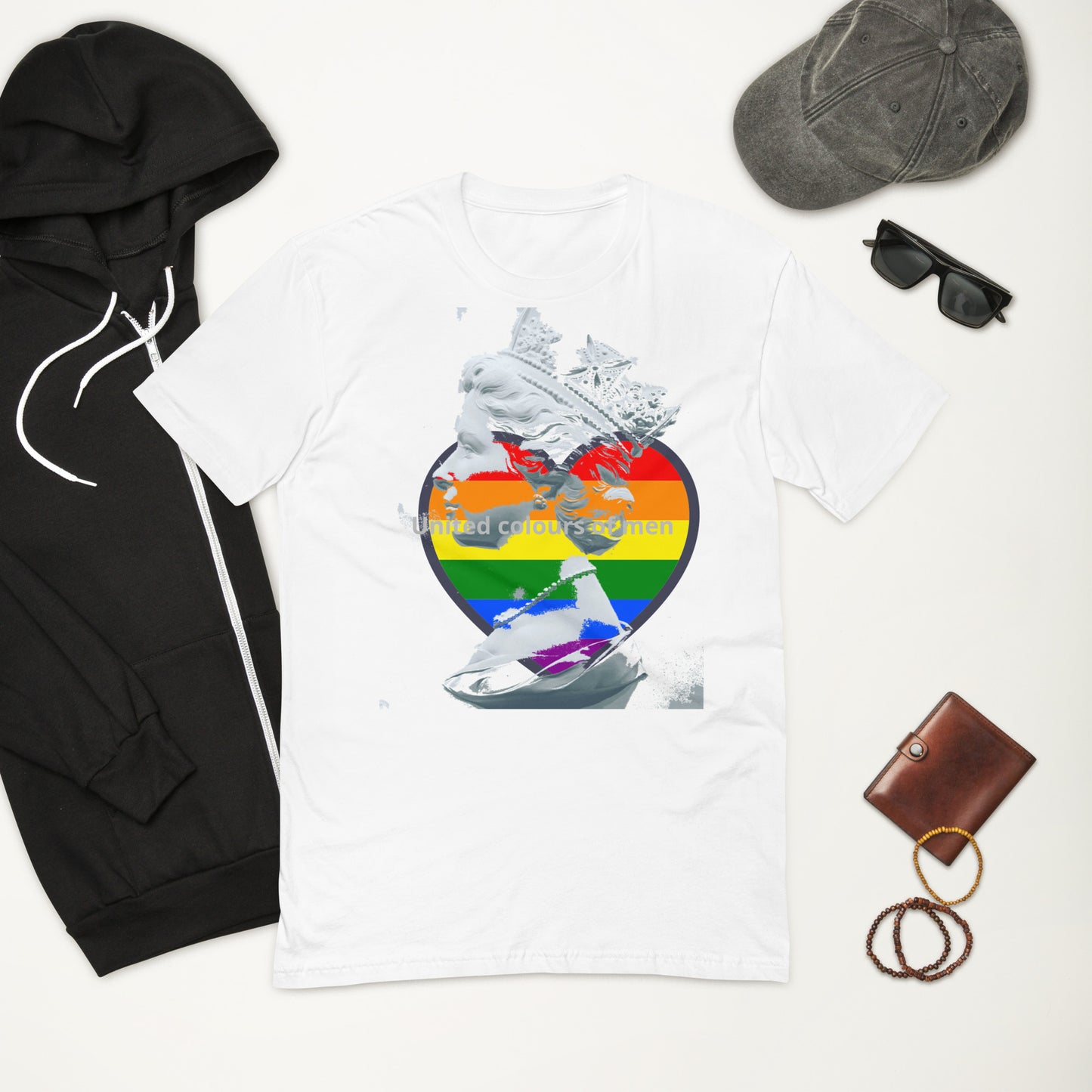 T-shirts queen pride flag