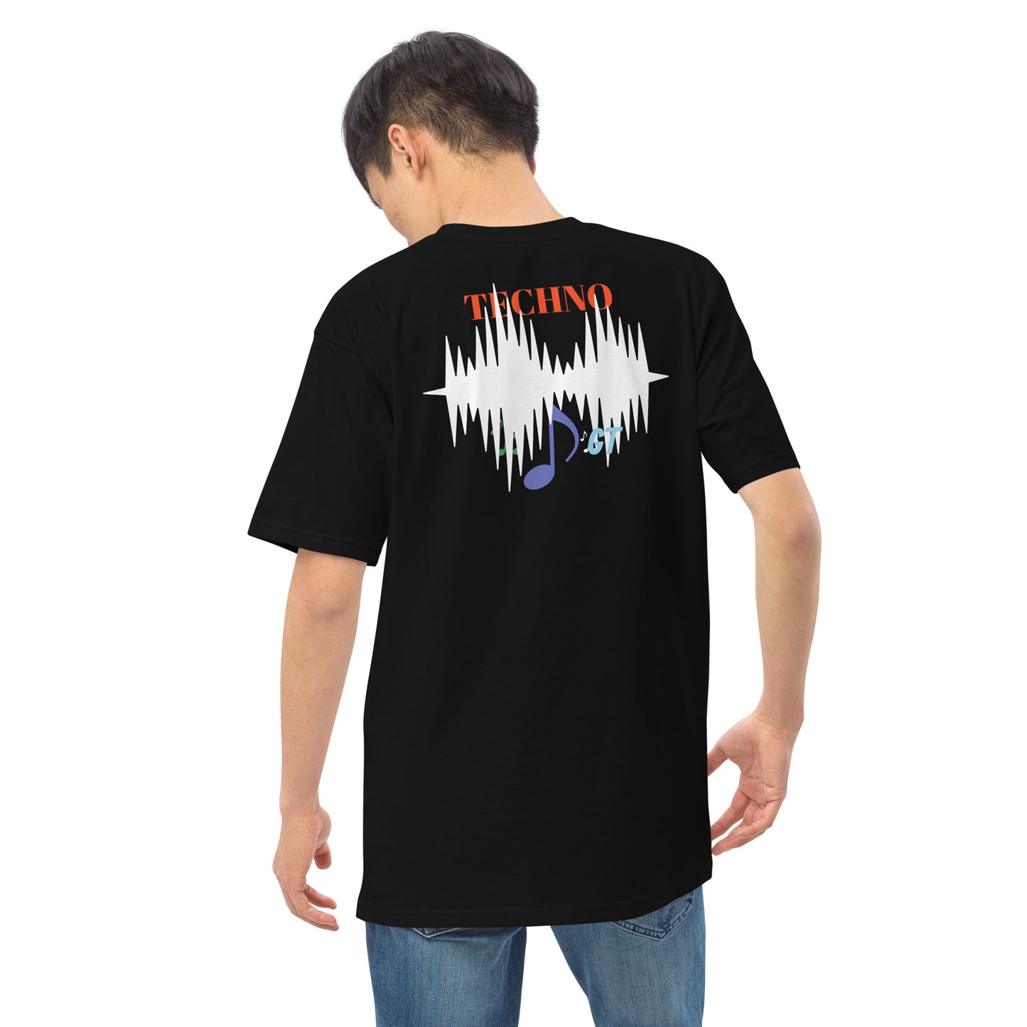 T-shirts Men’s premium heavyweight tee for the lovers of techno