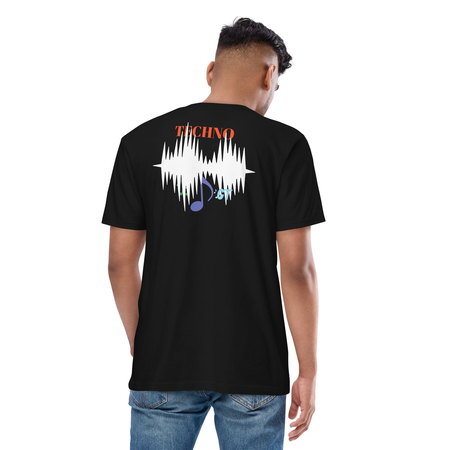 T-shirts Men’s premium heavyweight tee for the lovers of techno