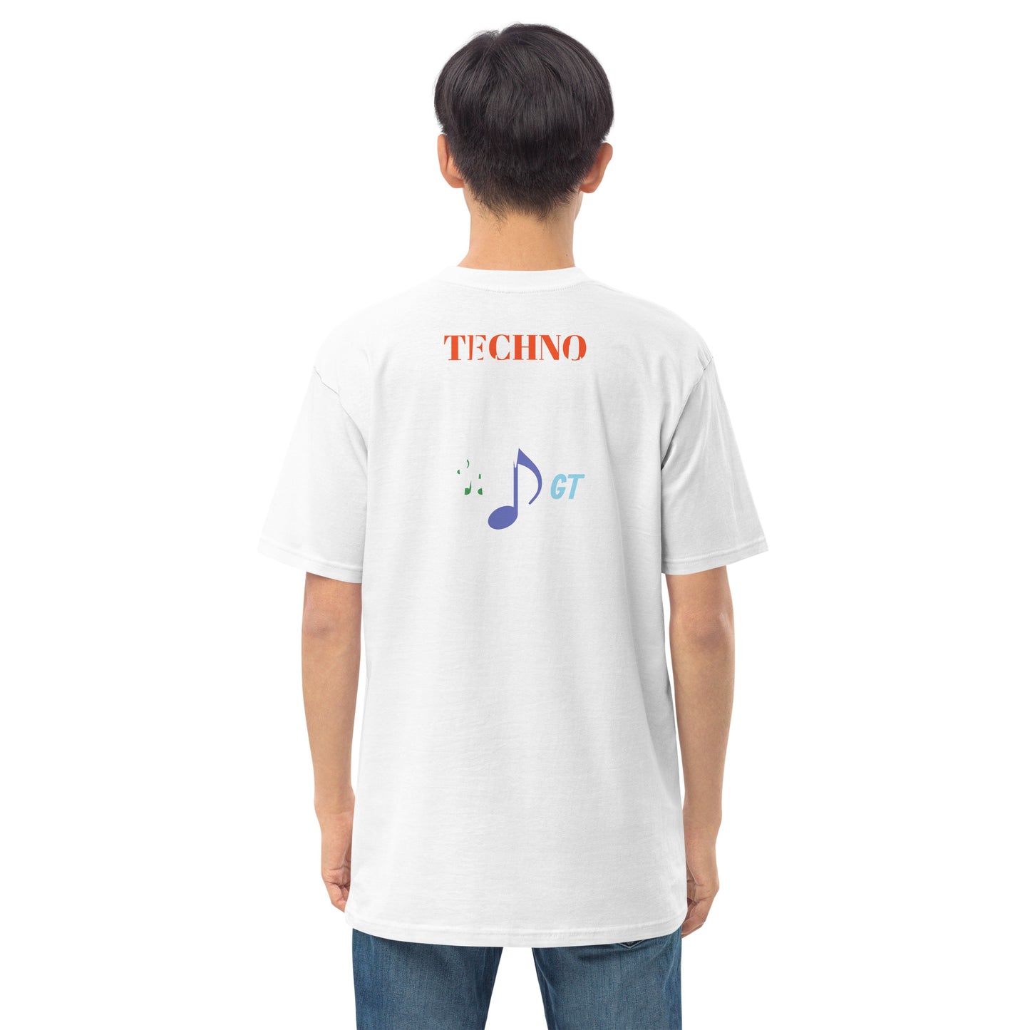 T-shirts Men’s premium heavyweight tee for the lovers of techno