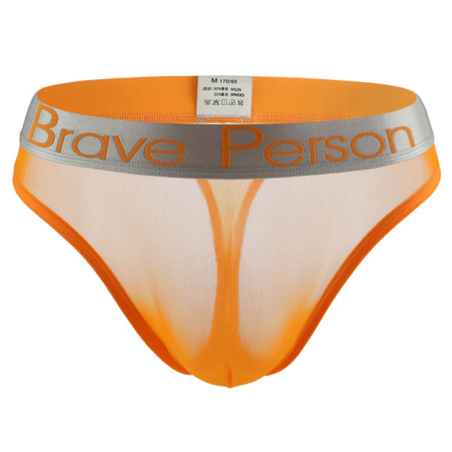 x mens BRAVE PERSON Sexy Men Briefs Panties For Man